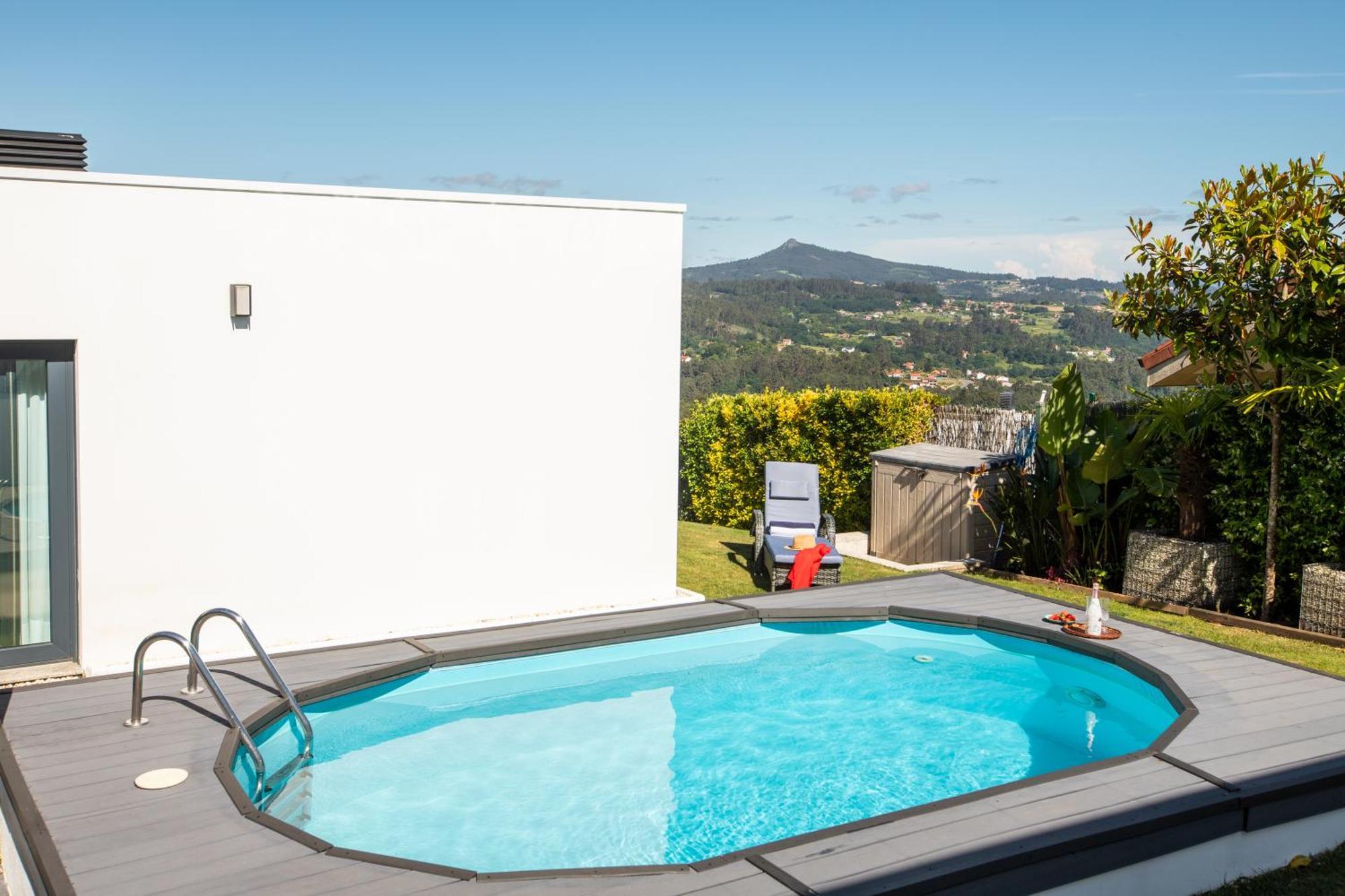 Villa Con Piscina Y Jardin, Santiago De Compostela Teo Exterior photo